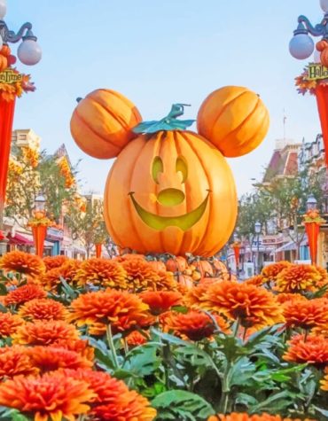 Mickey Mouse Pumpkin Paint By Numbers