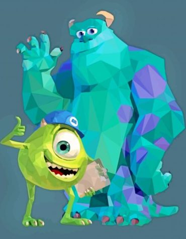 Monsters University Characters Paint By Numbers