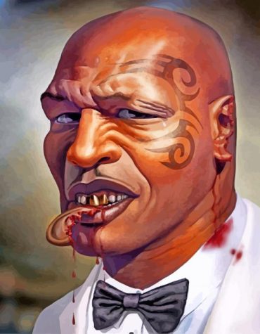 Mike Tyson Boxing Legend Paint By Numbers