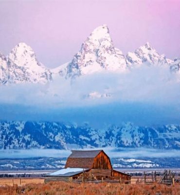 Milton Barn Landscapes Paint By Numbers