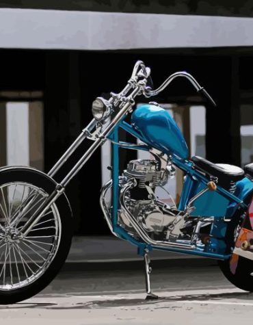 Mini Chopper Engine Paint By Numbers
