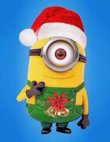Despicable Me Minion Christmas Paint By Numbers