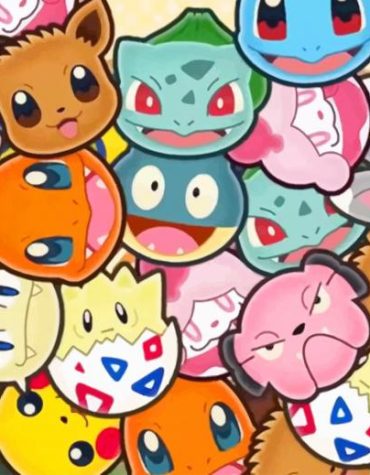 Mix All Pokemon Paint By Numbers