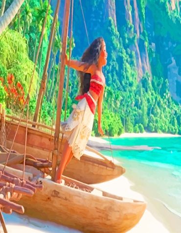 Moana Ocean Adventure Paint By Numbers
