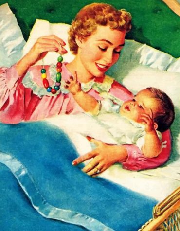 Mother and Son Bonding Paint By Numbers