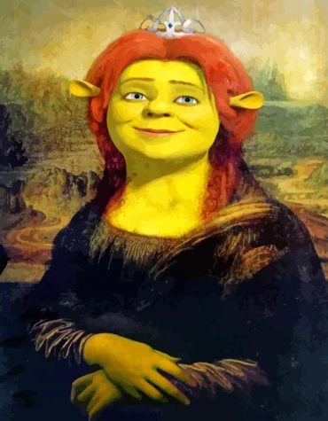 Mona Lisa Fiona Cartoon Paint By Numbers