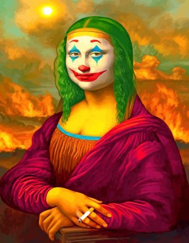 Joker Mona Lisa Painting Kit Paint By Numbers