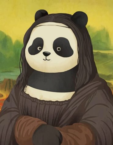 Mona Lisa Panda Painting Kit Paint By Numbers