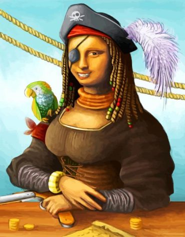 Mona Lisa Pirate Adventure Paint By Numbers