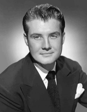 George Reeves Black and White Paint By Numbers