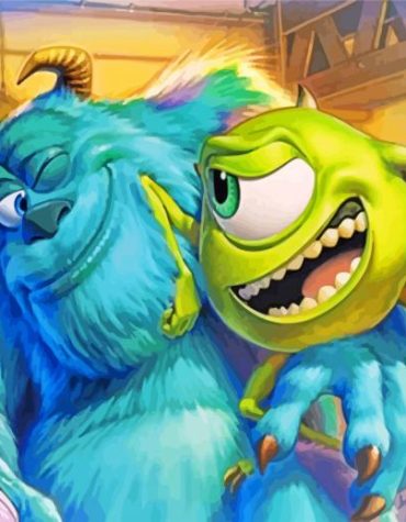 Monsters Inc Animated Paint By Numbers