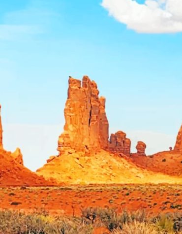 Monument Valley Landscape Paint By Numbers