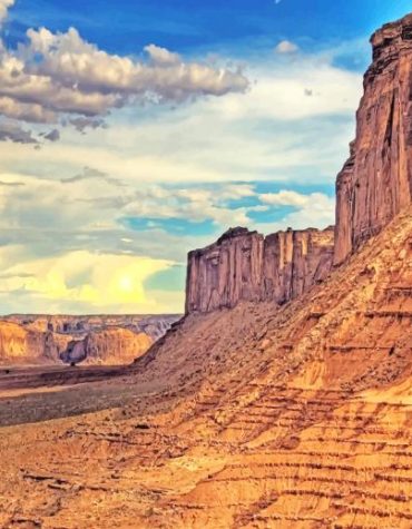 Monument Valley Scenic Paint By Numbers