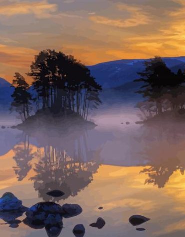 Morning Nature Serenity Paint By Numbers