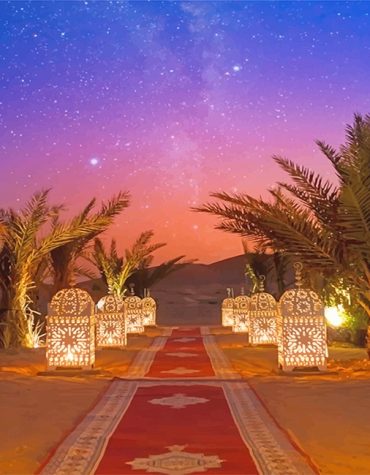 Moroccan Desert Night Paint By Numbers