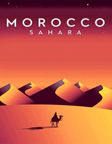 Sahara Desert Camels Paint By Numbers