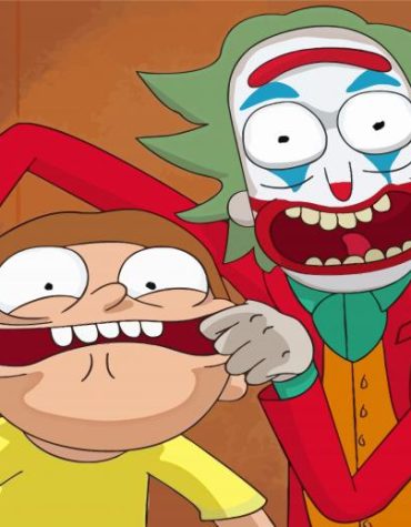 Morty Joker Cartoon Paint By Numbers