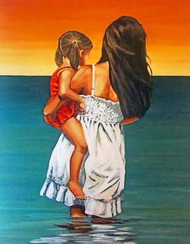 Mother and Daughter Family Paint By Numbers