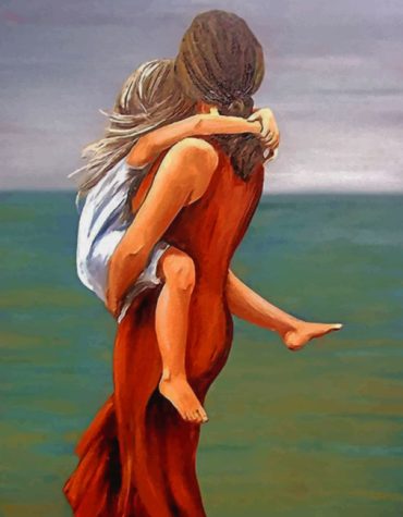 Mother and Daughter Bonding Paint By Numbers