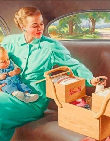 Mother and Son Bonding Paint By Numbers