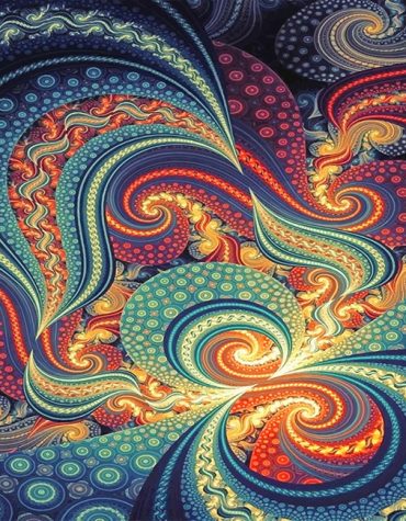 Colorful Abstract Motif Paint By Numbers