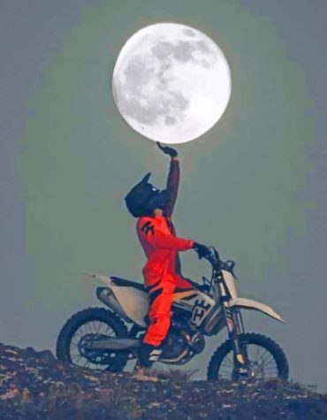 Motocross Engine Enthusiast Paint By Numbers