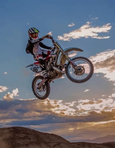 Motocross Biker Adventure Paint By Numbers