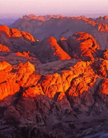 Mount Sinai Egypt Nature Paint By Numbers