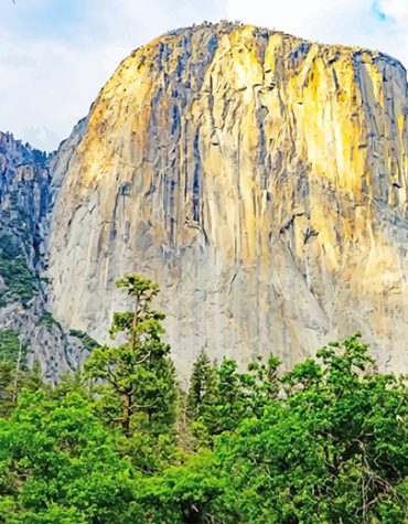 Scenic Yosemite Valley Paint By Numbers