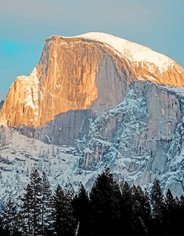 Half Dome Yosemite Paint By Numbers