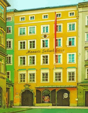 Salzburg Austria Cityscape Paint By Numbers