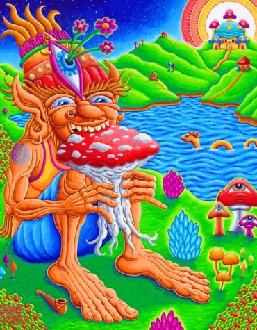 Fantasy Mushroom Paint By Numbers