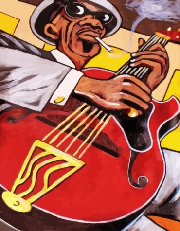 Musician Jazz Scene Paint By Numbers