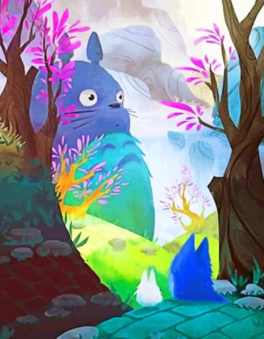 Studio Ghibli Totoro Japan Paint By Numbers