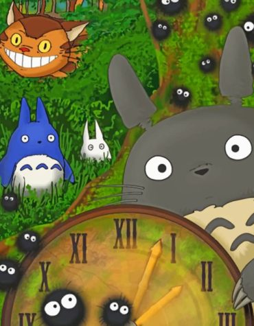 Studio Ghibli Totoro Paint By Numbers