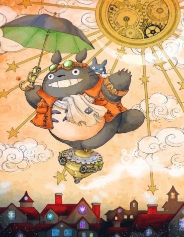 My Neighbor Totoro Anime Paint By Numbers