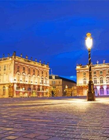 Nancy France Nightscape Paint By Numbers