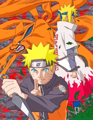 Minato and Naruto Manga Paint By Numbers