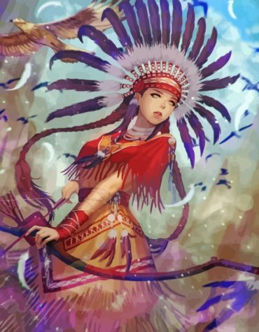 Native American Woman Paint By Numbers