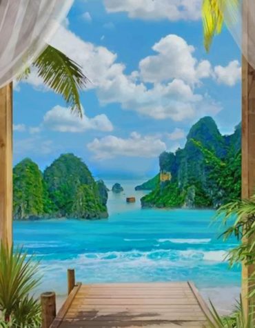 Halong Bay Vietnam Seaside Paint By Numbers