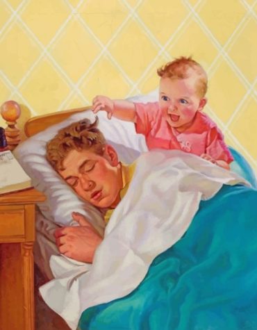 Naughty Baby Family Paint By Numbers