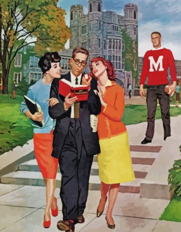 Nerdy Men's Style Paint By Numbers