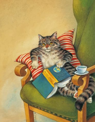 Nerd Cat Animal Paint By Numbers