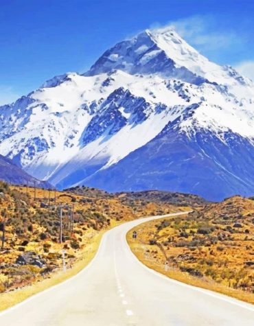 New Zealand Snow Scenes Paint By Numbers