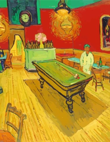Vincent van Gogh Night Cafe Paint By Numbers