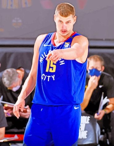Nikola Jokic Basketball Paint By Numbers