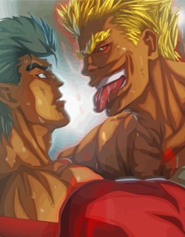 Bryan Hawk Vs Mamoru Anime Theme Paint By Numbers