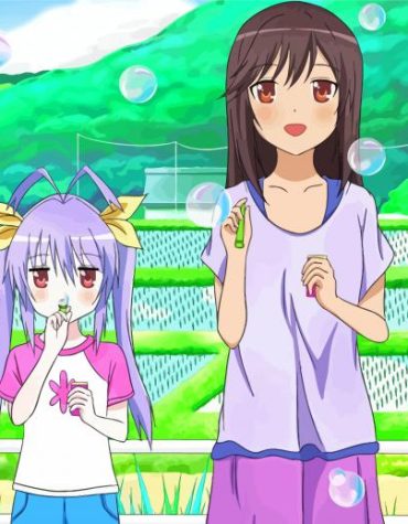 Non Non Biyori Characters Paint By Numbers