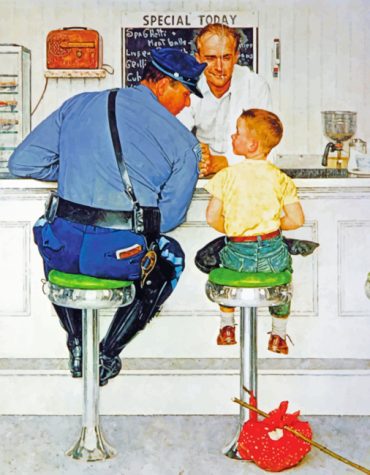 Norman Rockwell Famous Painting Paint By Numbers