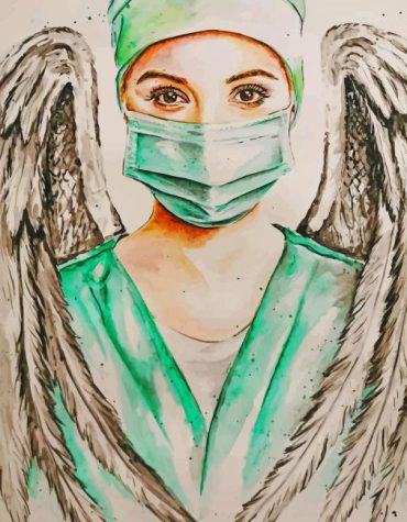 Angel Winged Nurse Paint By Numbers